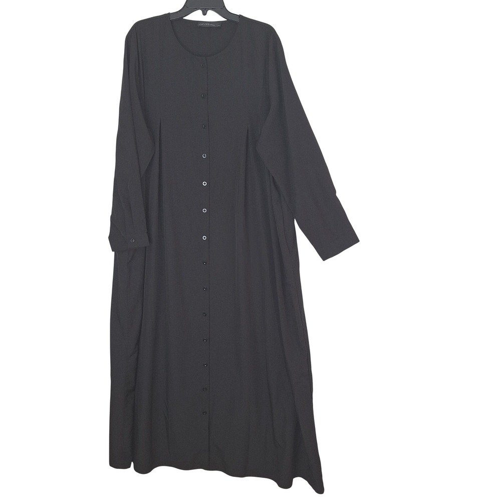 Cottagecore Boho Maxi Goth Dress Chic Minimalist Zanzea Black Button Down 5XL